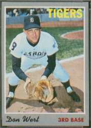 1970 Topps Baseball Cards      033      Don Wert